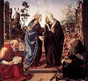 The Visitation with Sts Nicholas and Anthony, Piero di Cosimo